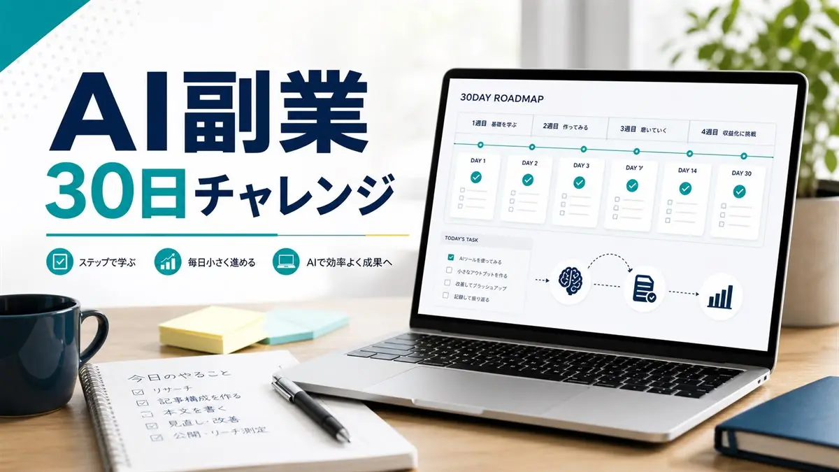 AI副業30日チャレンジ